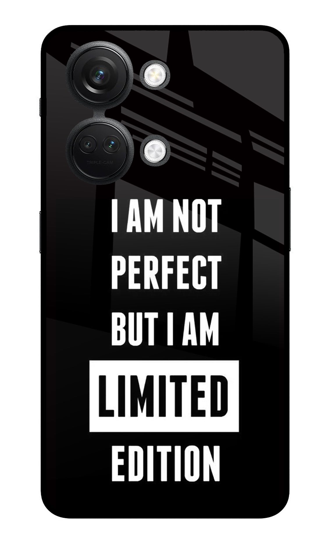 I Am Not Perfect But I Am Limited Edition OnePlus Nord 3 5G Glass Case