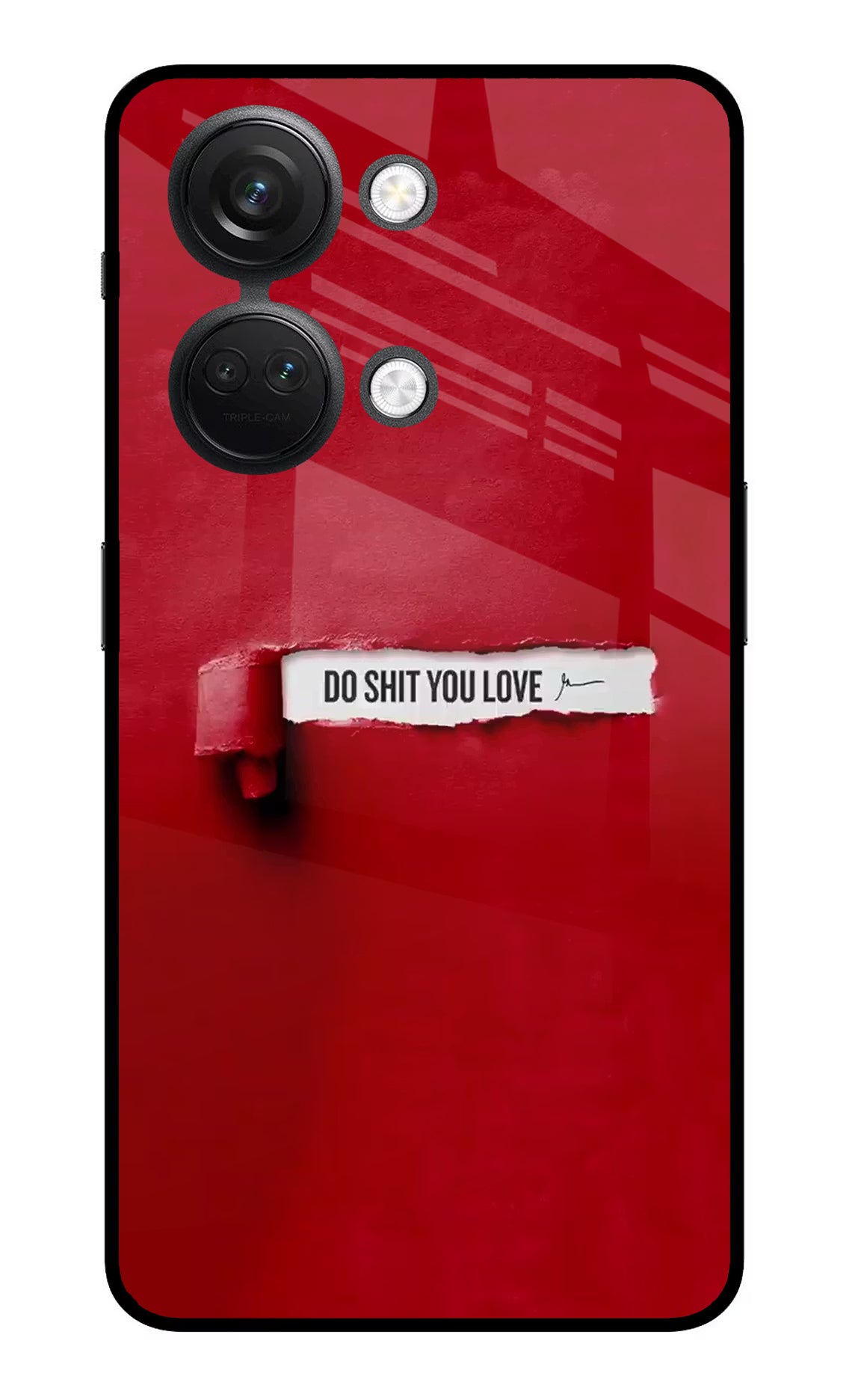 Do Shit You Love OnePlus Nord 3 5G Glass Case Back Cover by Casekaro