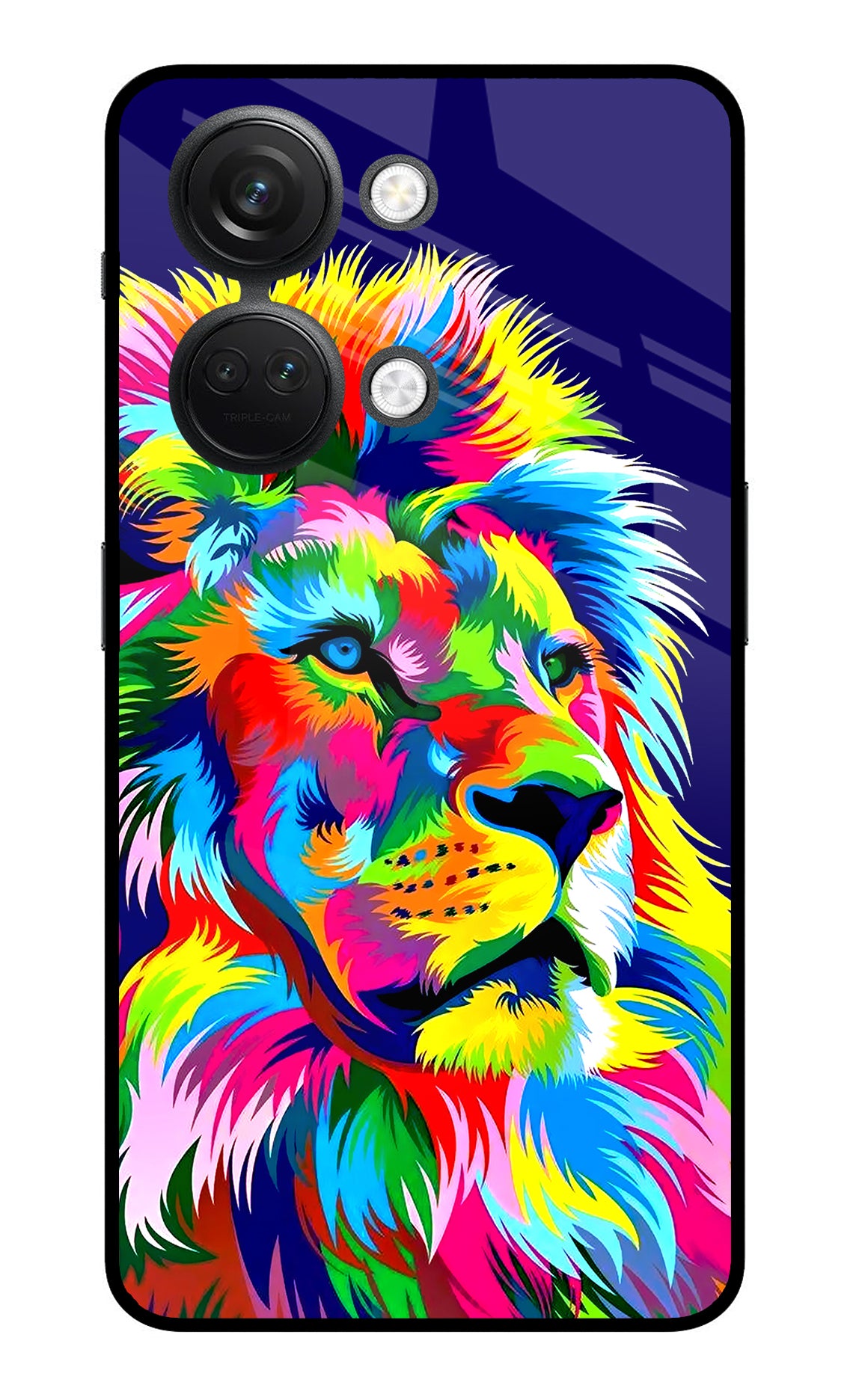 Vector Art Lion OnePlus Nord 3 5G Glass Case