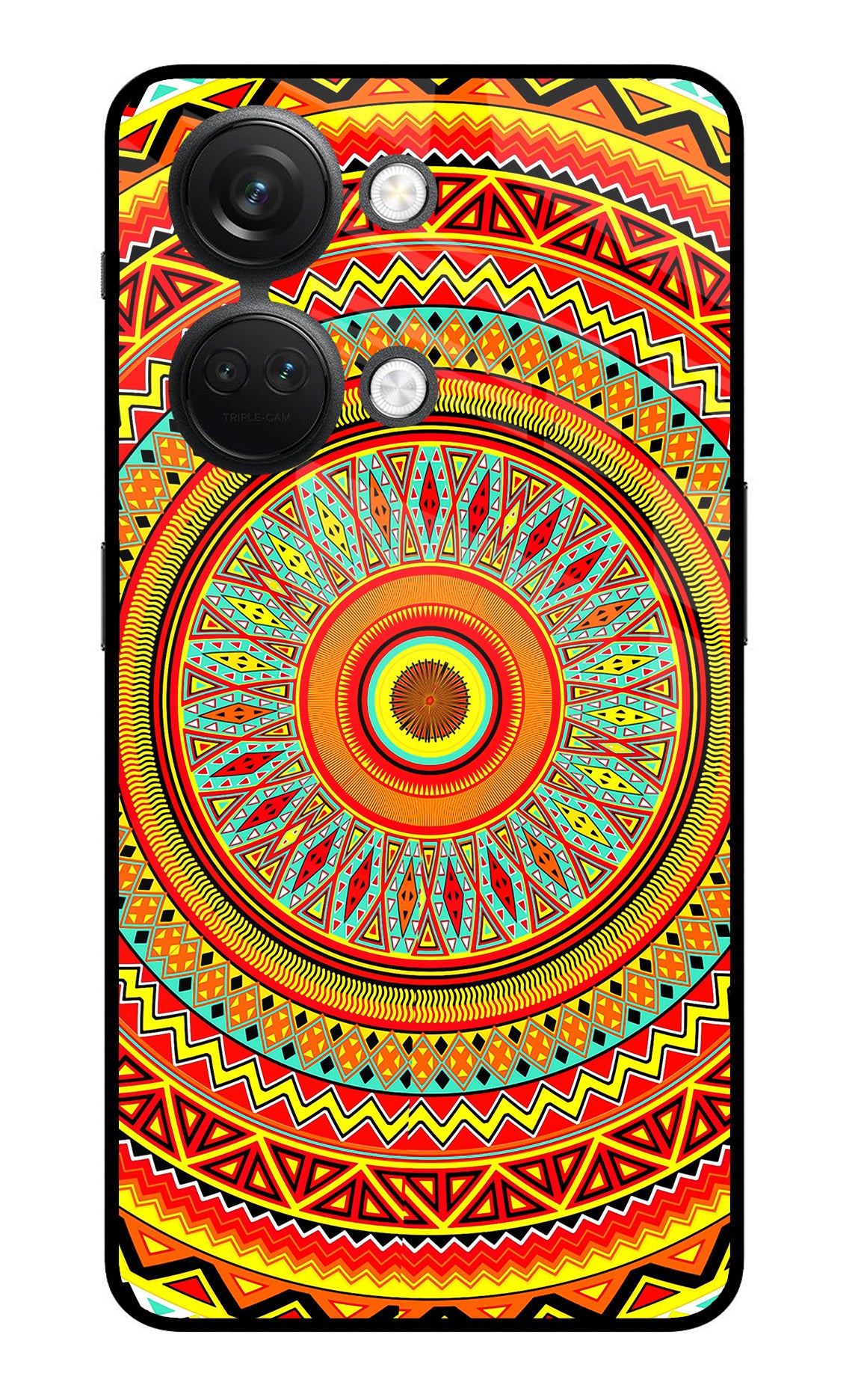 Mandala Pattern OnePlus Nord 3 5G Glass Case