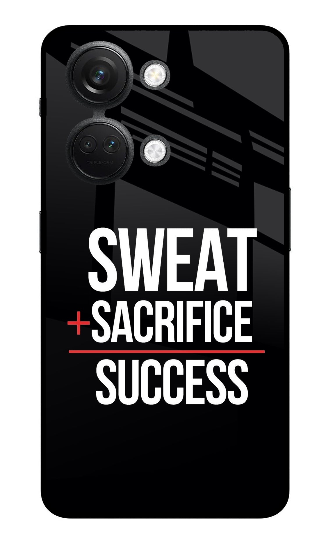 Sweat Sacrifice Success OnePlus Nord 3 5G Glass Case