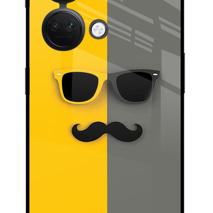 Sunglasses with Mustache OnePlus Nord 3 5G Glass Case