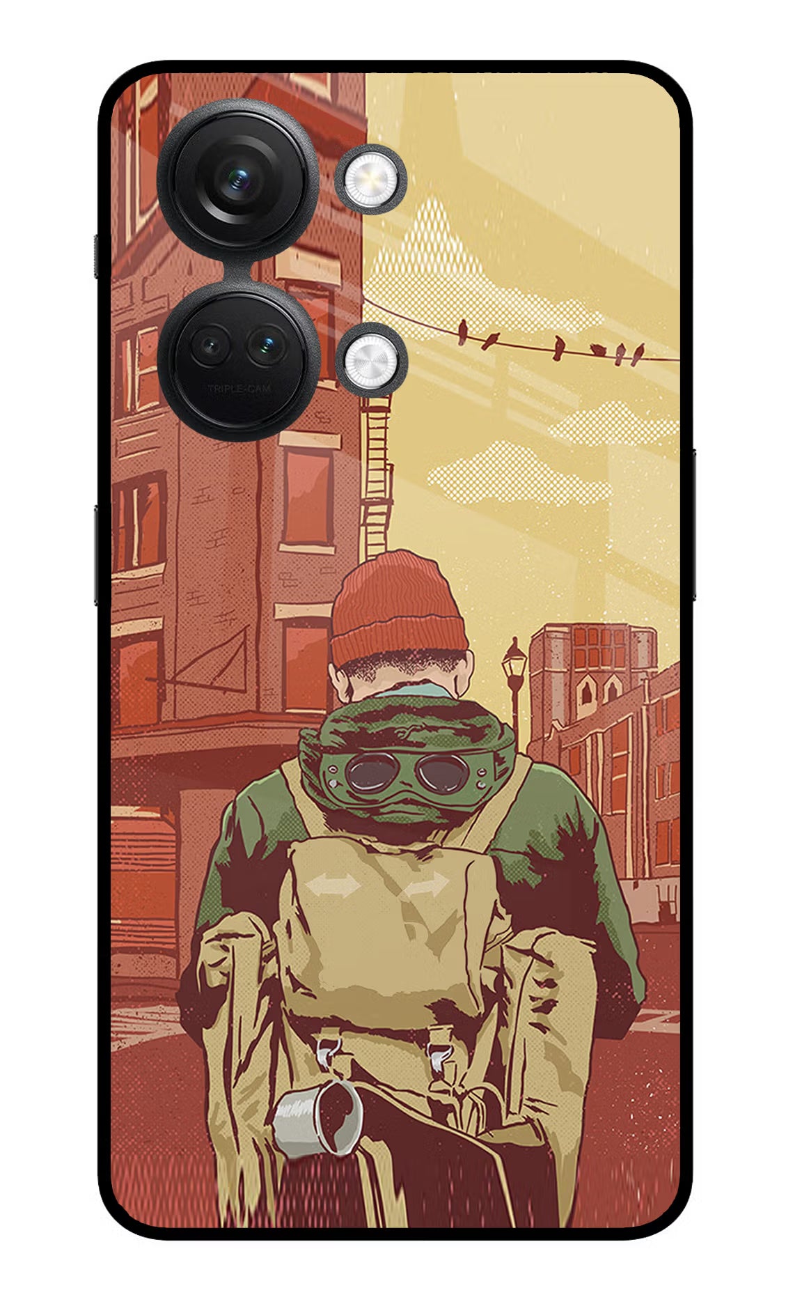 Adventurous OnePlus Nord 3 5G Glass Case Back Cover by Casekaro