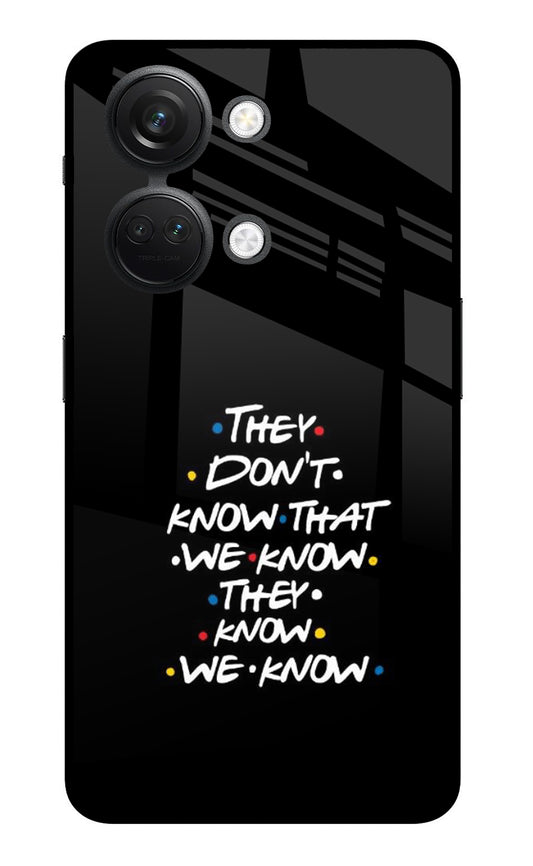 FRIENDS Dialogue OnePlus Nord 3 5G Glass Case