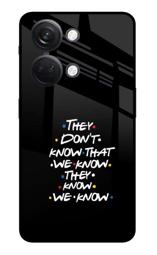 FRIENDS Dialogue OnePlus Nord 3 5G Glass Case