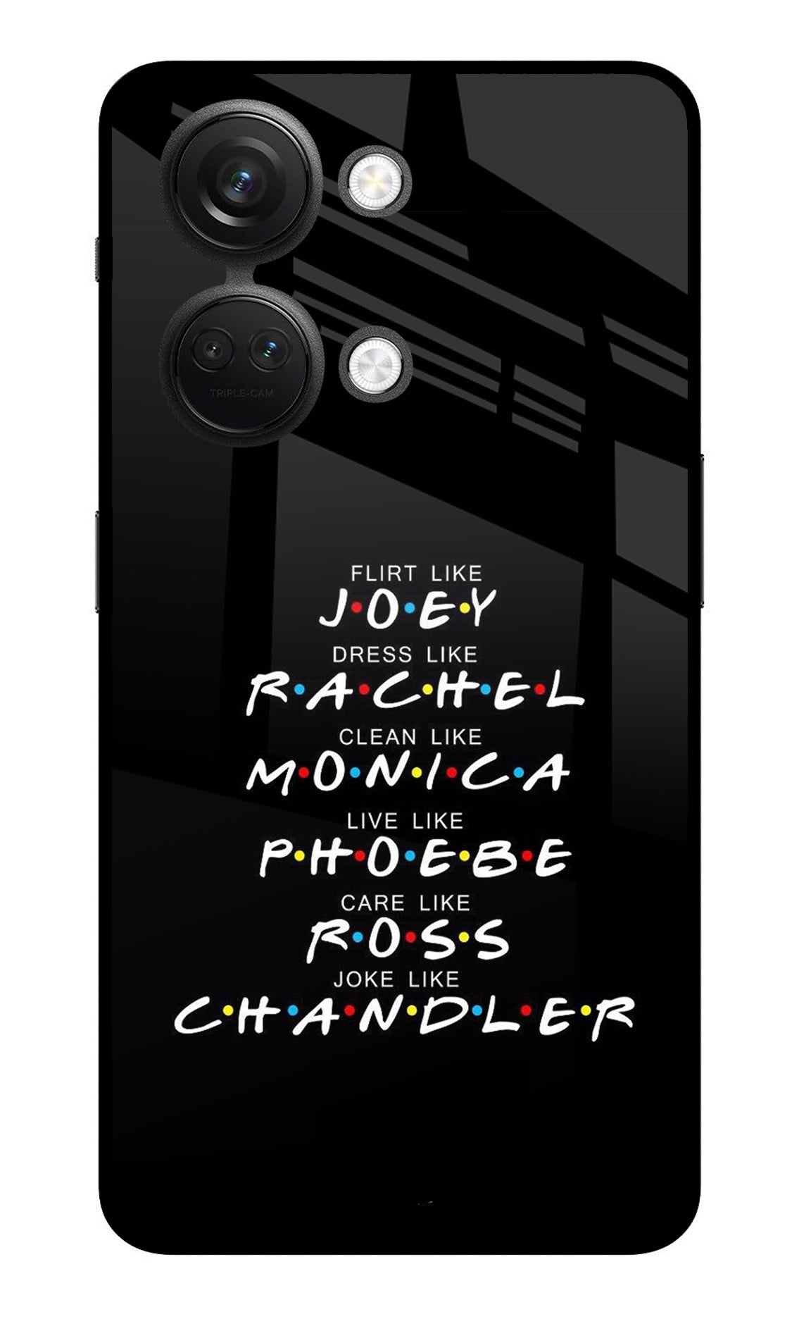 FRIENDS Character OnePlus Nord 3 5G Glass Case