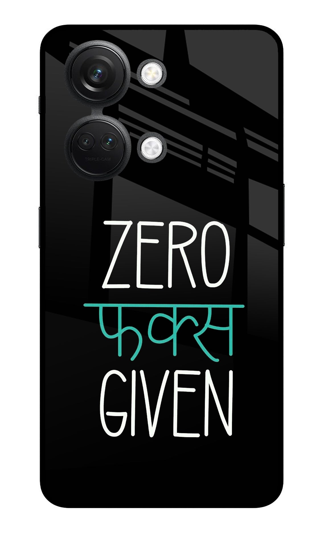 Zero Fucks Given OnePlus Nord 3 5G Glass Case