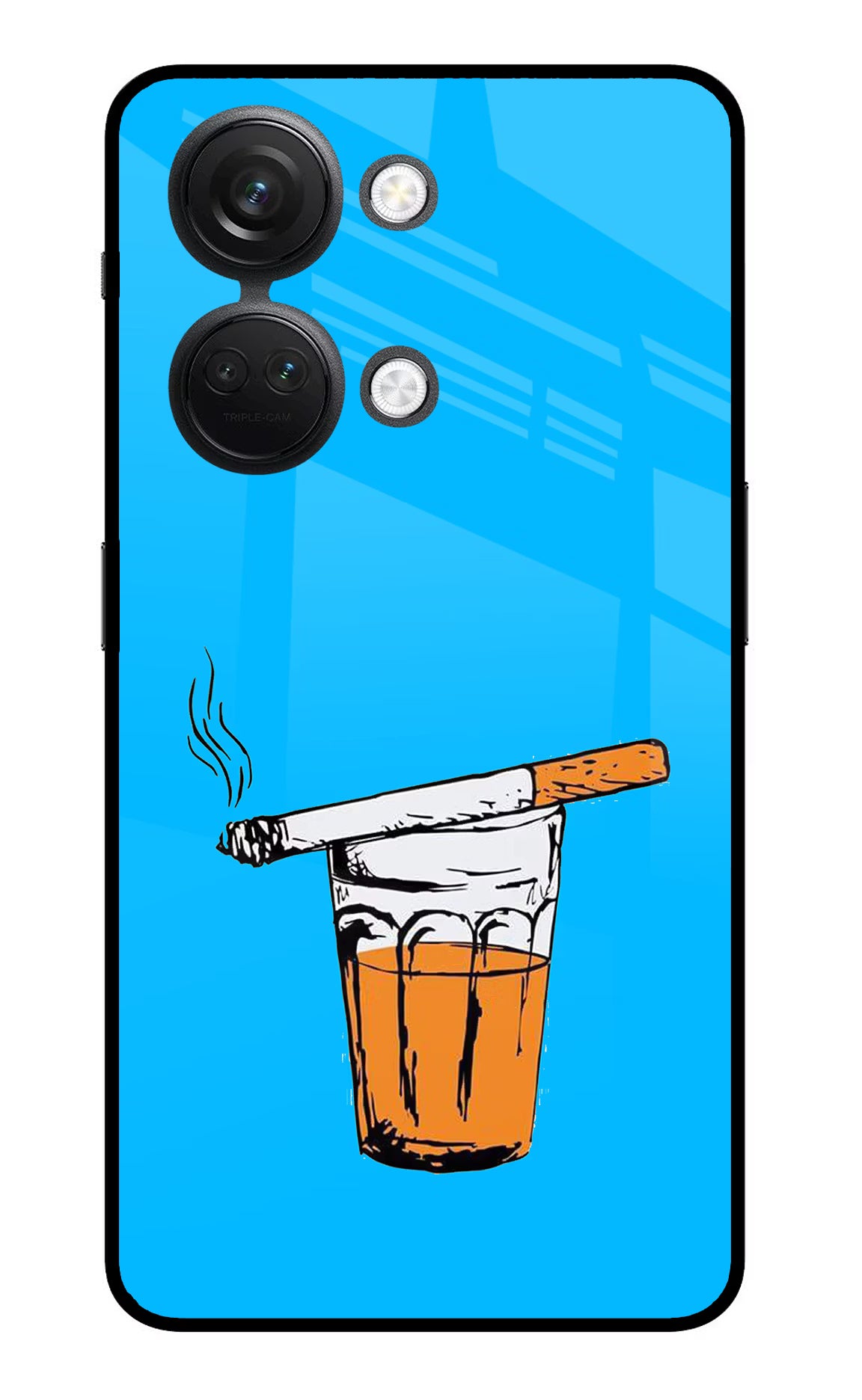 Chai Sutta OnePlus Nord 3 5G Glass Case Back Cover by Casekaro