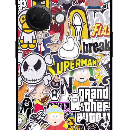 Sticker Bomb OnePlus Nord 3 5G Glass Case