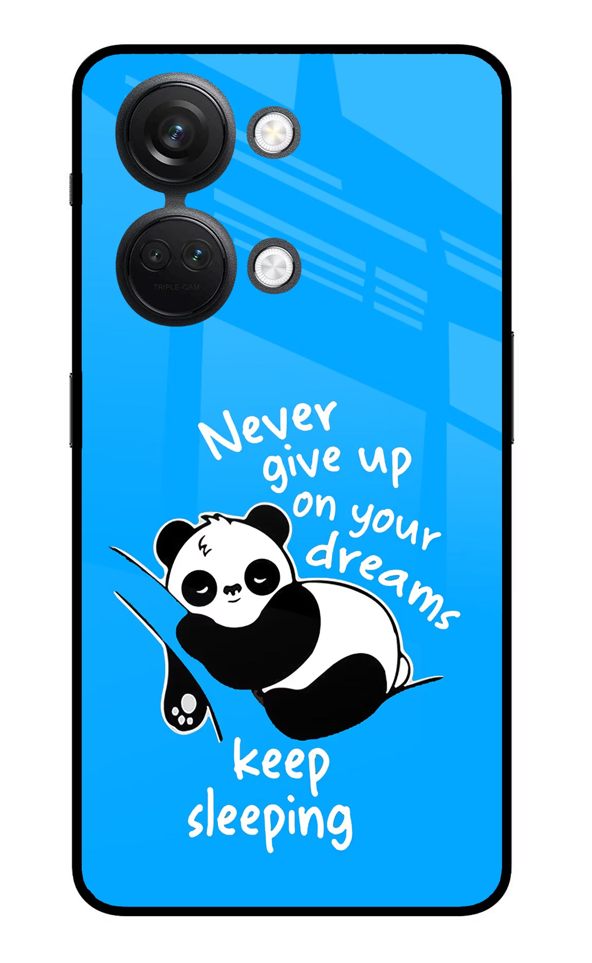 Keep Sleeping OnePlus Nord 3 5G Glass Case Back Cover by Casekaro