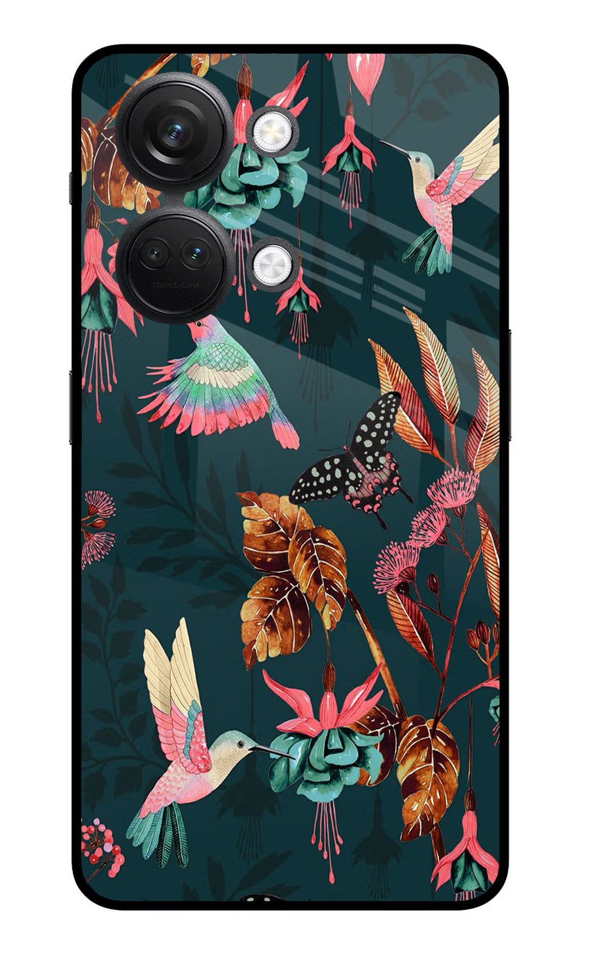 Birds OnePlus Nord 3 5G Glass Case Back Cover by Casekaro