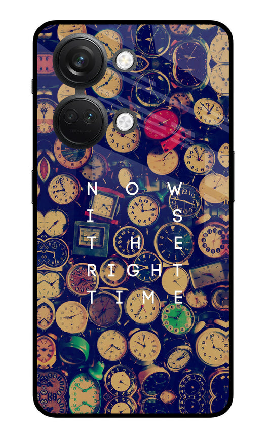 Now is the Right Time Quote OnePlus Nord 3 5G Glass Case