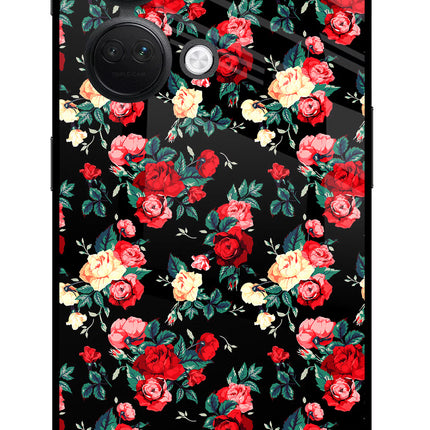 Rose Pattern OnePlus Nord 3 5G Glass Case