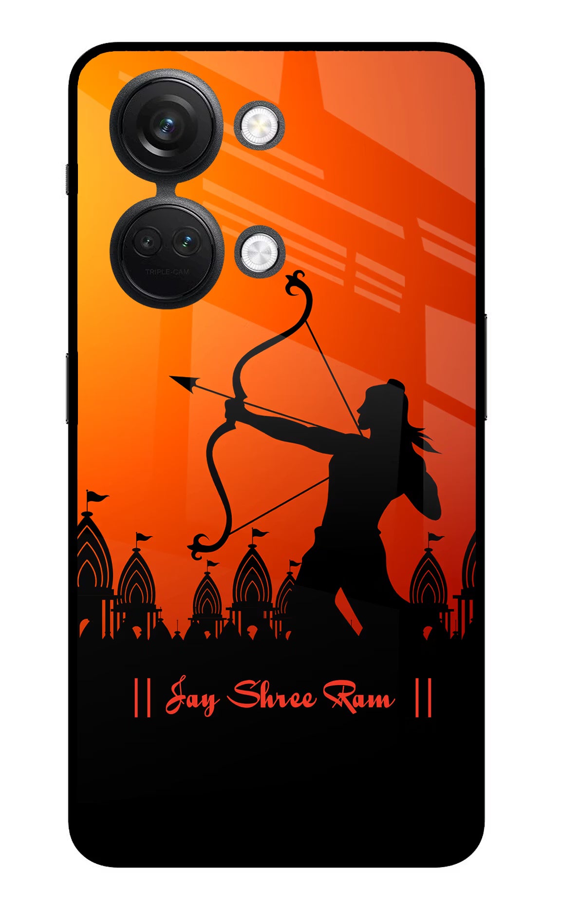 Lord Ram - 4 OnePlus Nord 3 5G Glass Case Back Cover by Casekaro