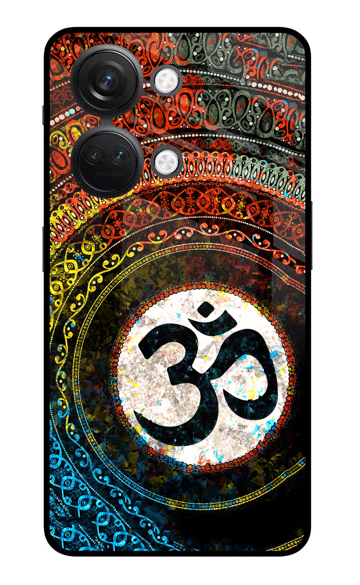 Om Cultural OnePlus Nord 3 5G Glass Case Back Cover by Casekaro