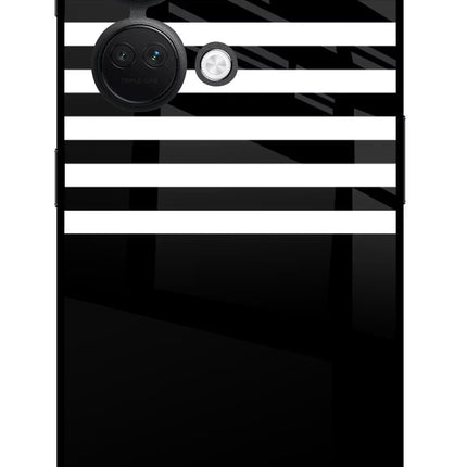 Black and White Print OnePlus Nord 3 5G Glass Case