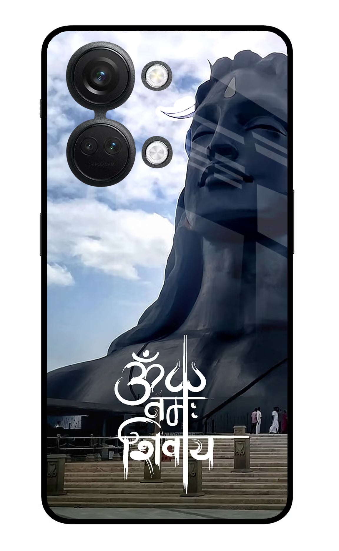 Om Namah Shivay OnePlus Nord 3 5G Glass Case Back Cover by Casekaro