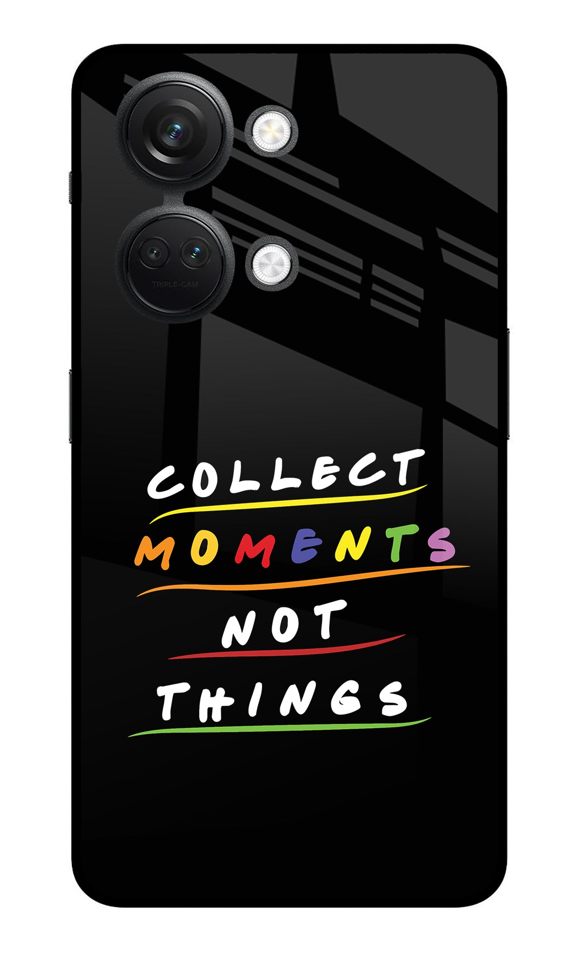 Collect Moments Not Things OnePlus Nord 3 5G Glass Case