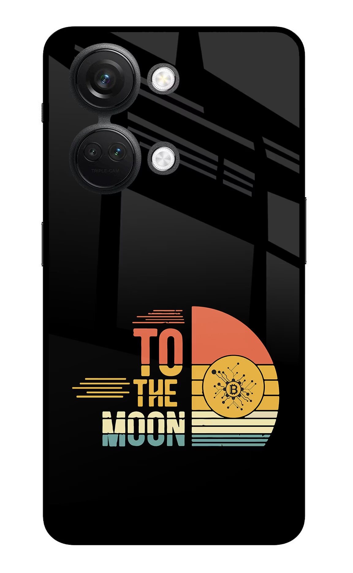 To the Moon OnePlus Nord 3 5G Glass Case Back Cover by Casekaro