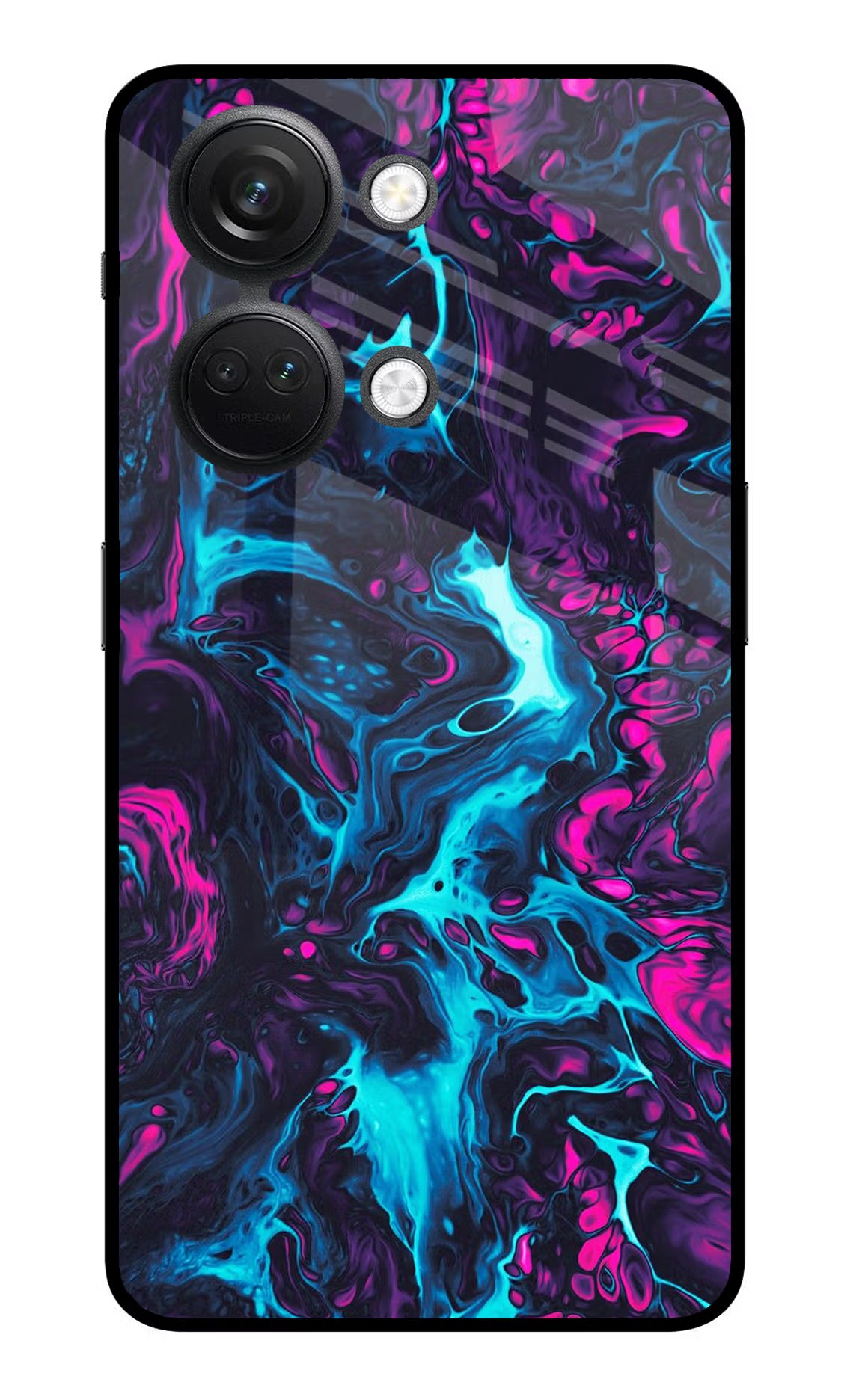 Abstract OnePlus Nord 3 5G Glass Case Back Cover by Casekaro