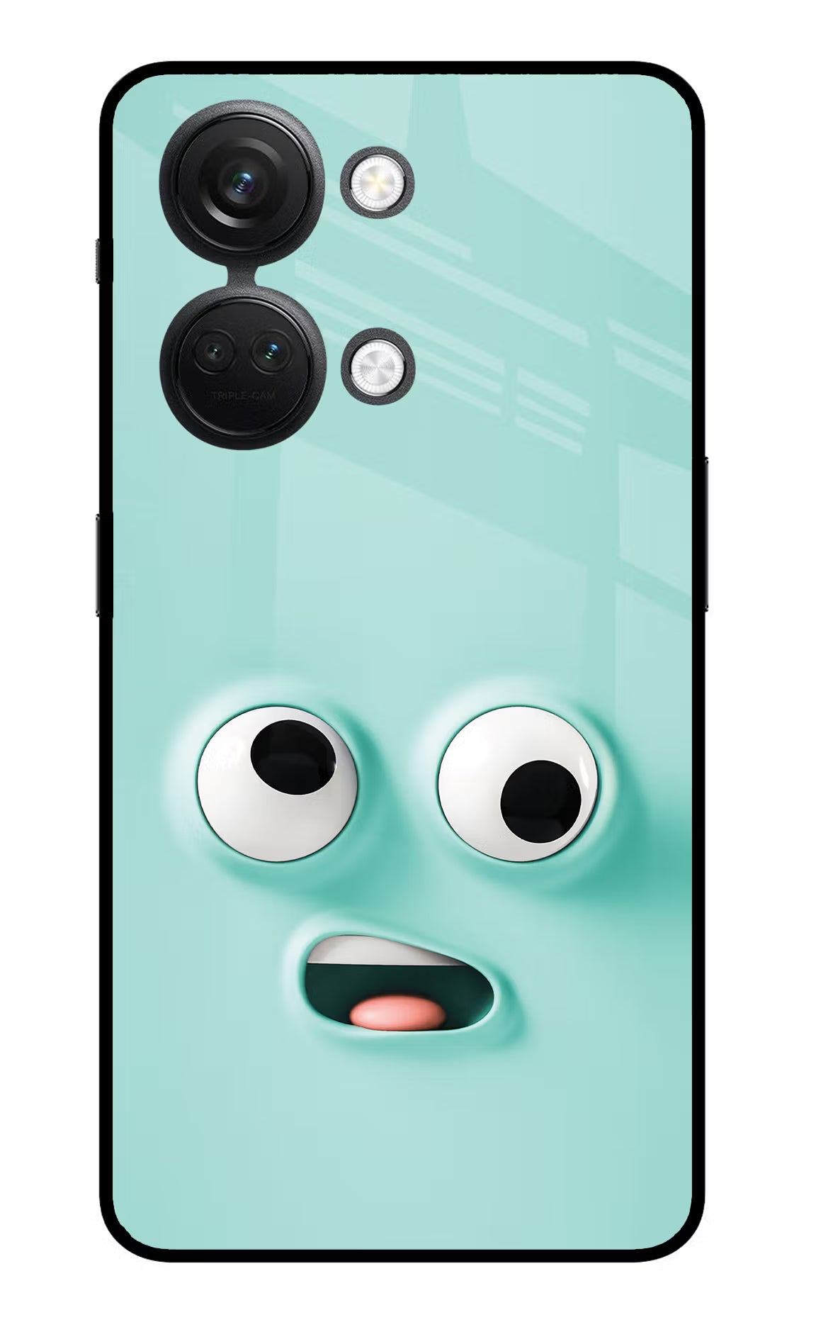 Funny Cartoon OnePlus Nord 3 5G Glass Case Back Cover by Casekaro