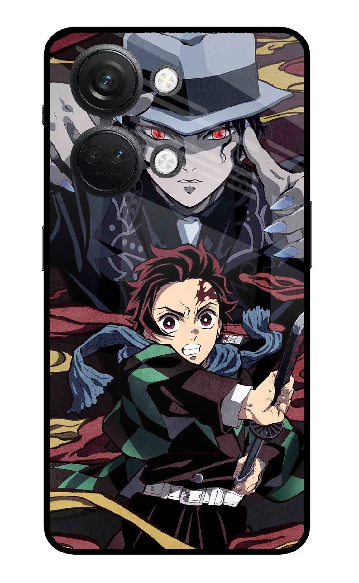 Demon Slayer OnePlus Nord 3 5G Glass Case Back Cover by Casekaro