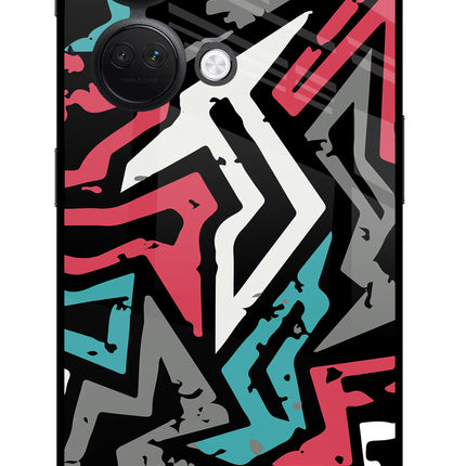 Geometric Graffiti OnePlus Nord 3 5G Glass Case