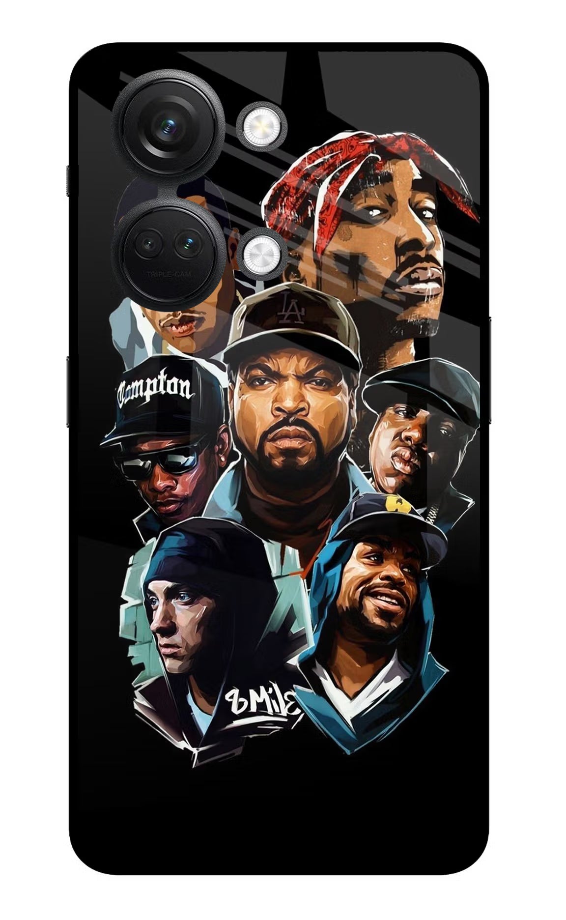 Rappers OnePlus Nord 3 5G Glass Case Back Cover by Casekaro