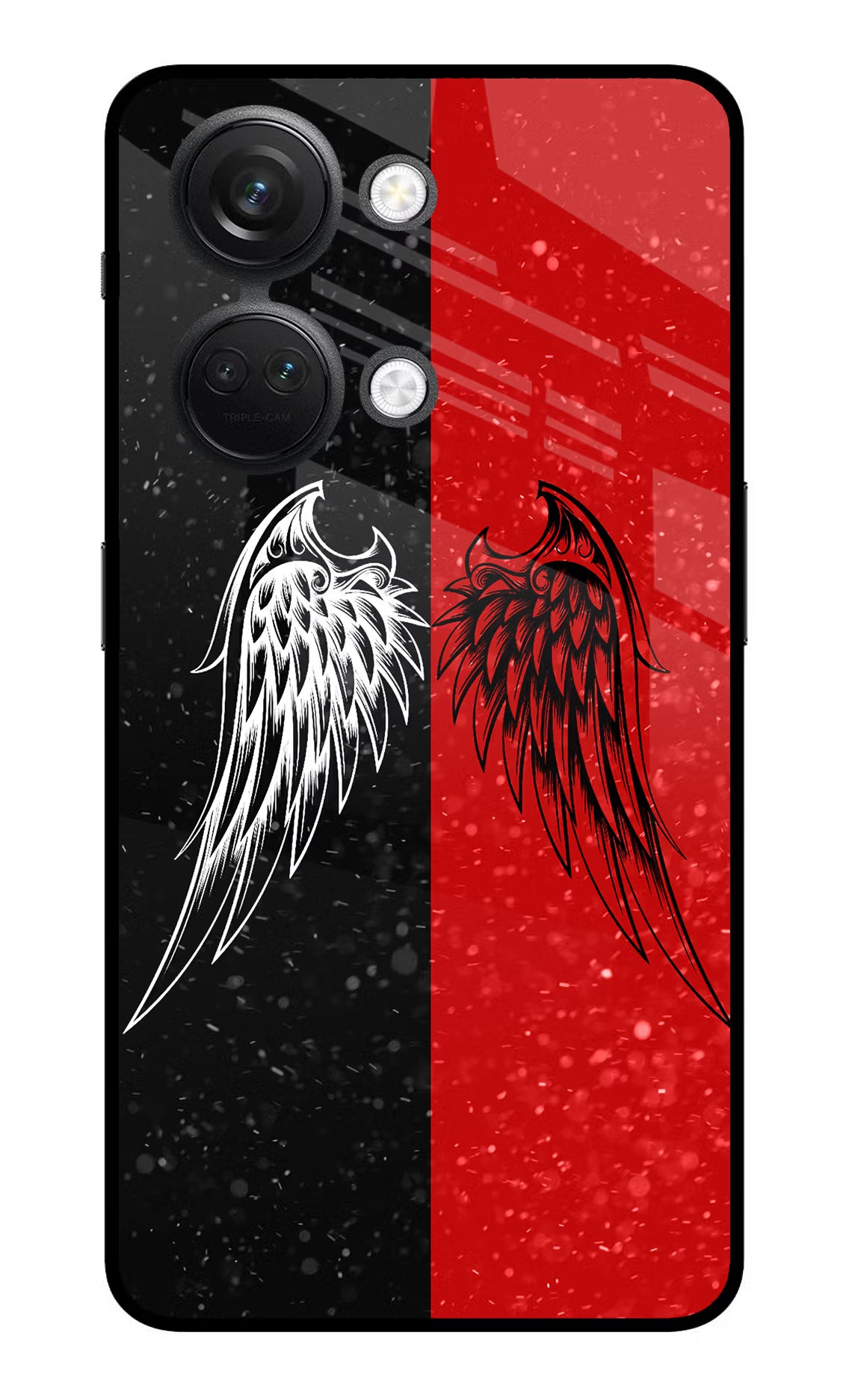 Wings OnePlus Nord 3 5G Glass Case Back Cover by Casekaro