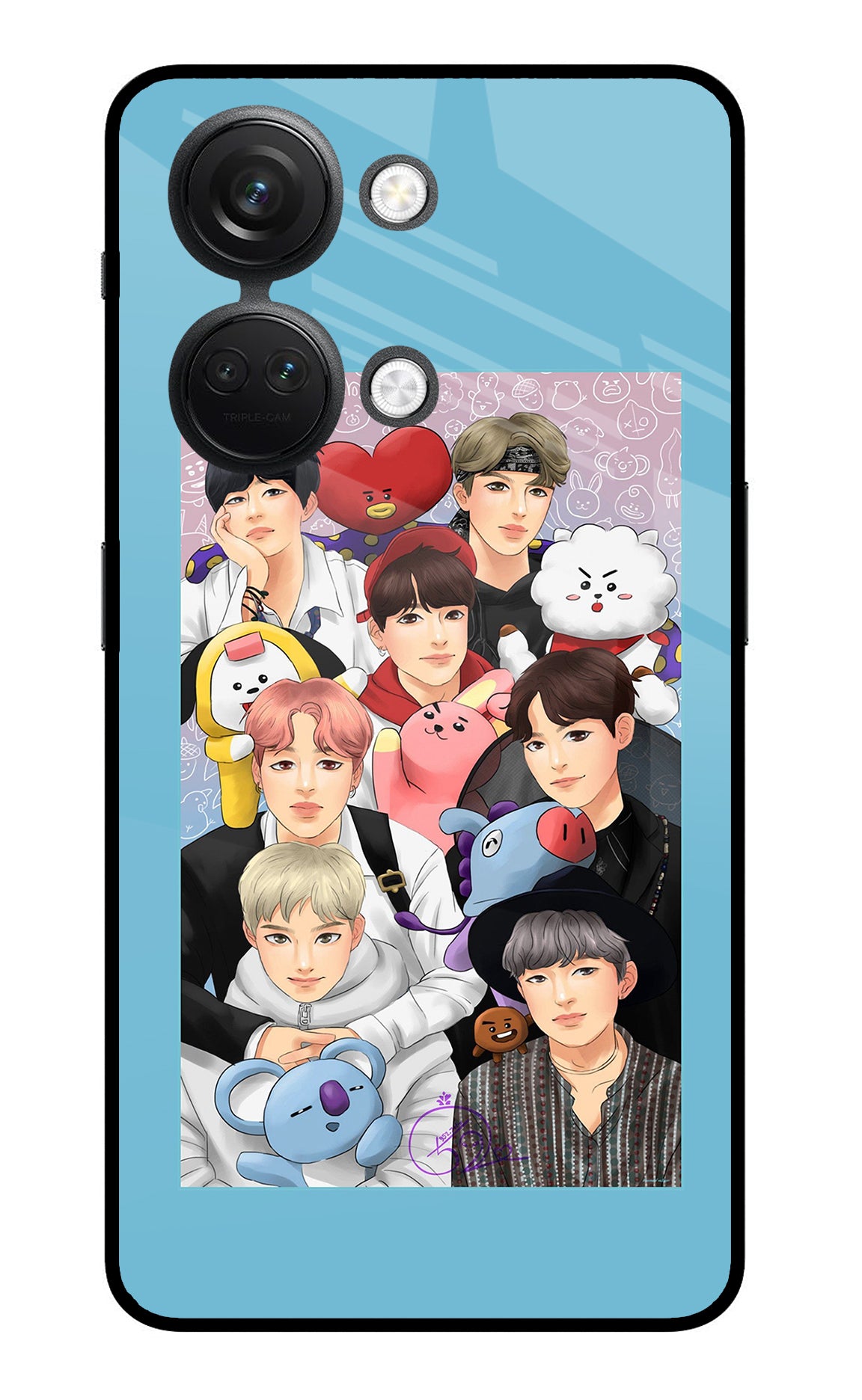 BTS with animals OnePlus Nord 3 5G Back Cover