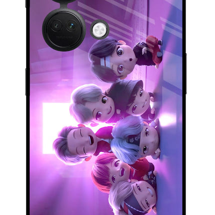 BTS Chibi OnePlus Nord 3 5G Glass Case