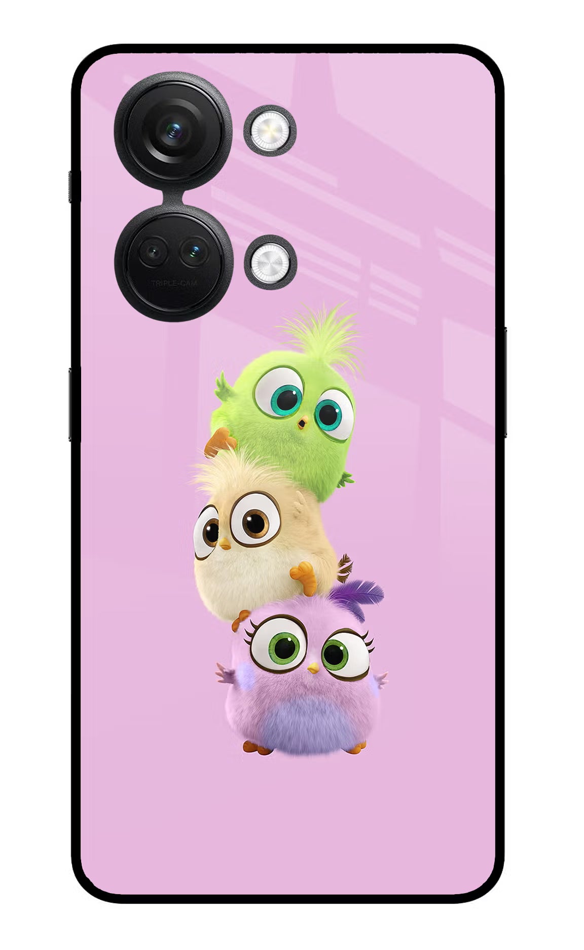 Cute Little Birds OnePlus Nord 3 5G Glass Case Back Cover by Casekaro