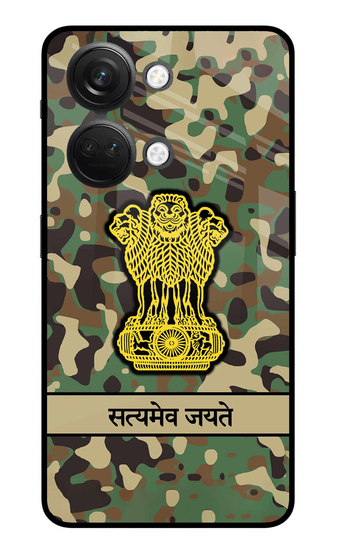 Satyamev Jayate Army OnePlus Nord 3 5G Glass Case