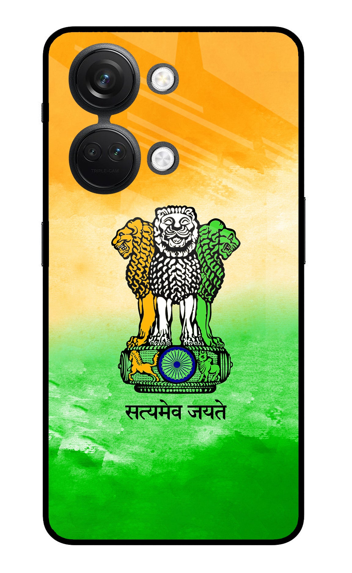 Satyamev Jayate Flag OnePlus Nord 3 5G Glass Case