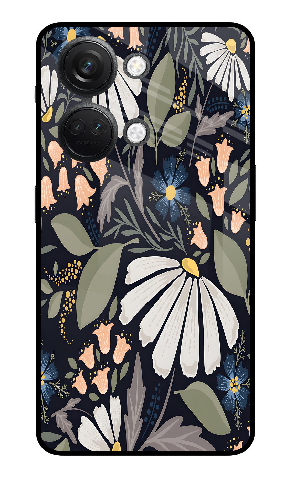 Flowers Art OnePlus Nord 3 5G Glass Case