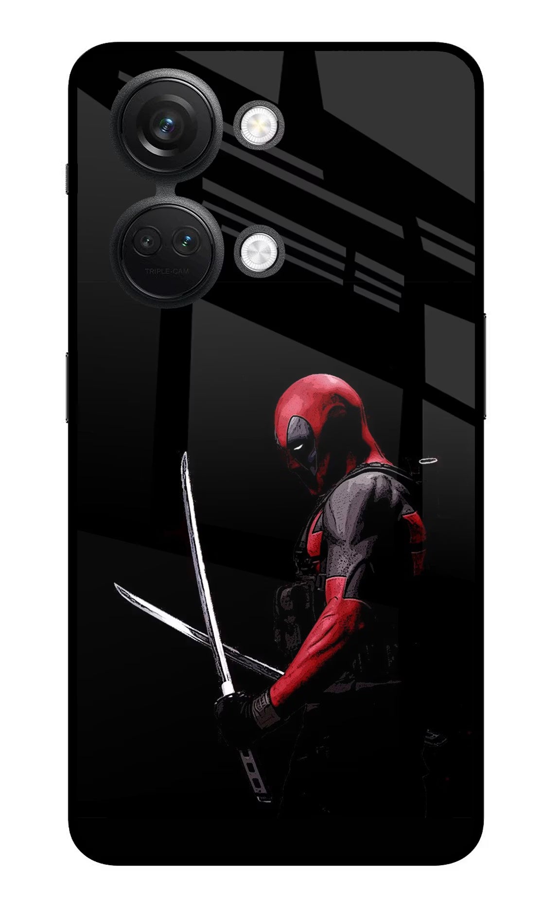Deadpool OnePlus Nord 3 5G Glass Case Back Cover by Casekaro