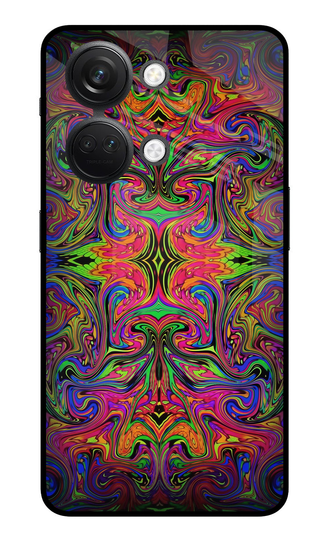 Psychedelic Art OnePlus Nord 3 5G Glass Case