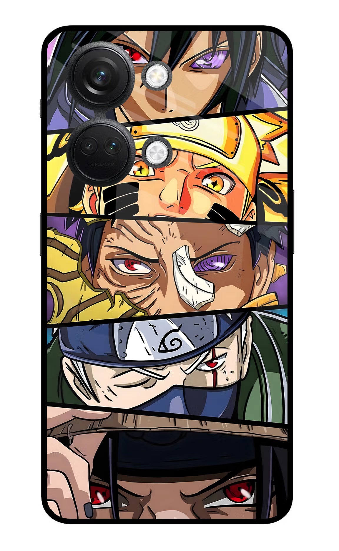 Naruto Character OnePlus Nord 3 5G Glass Case Back Cover by Casekaro
