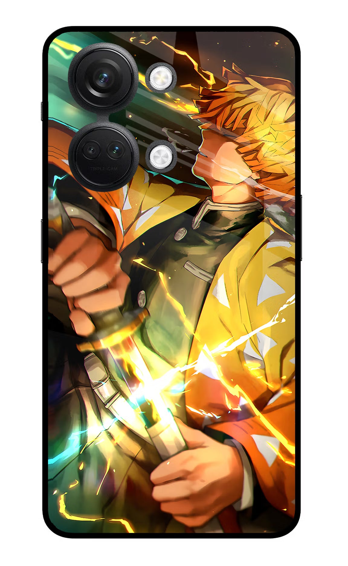 Demon Slayer OnePlus Nord 3 5G Glass Case Back Cover by Casekaro