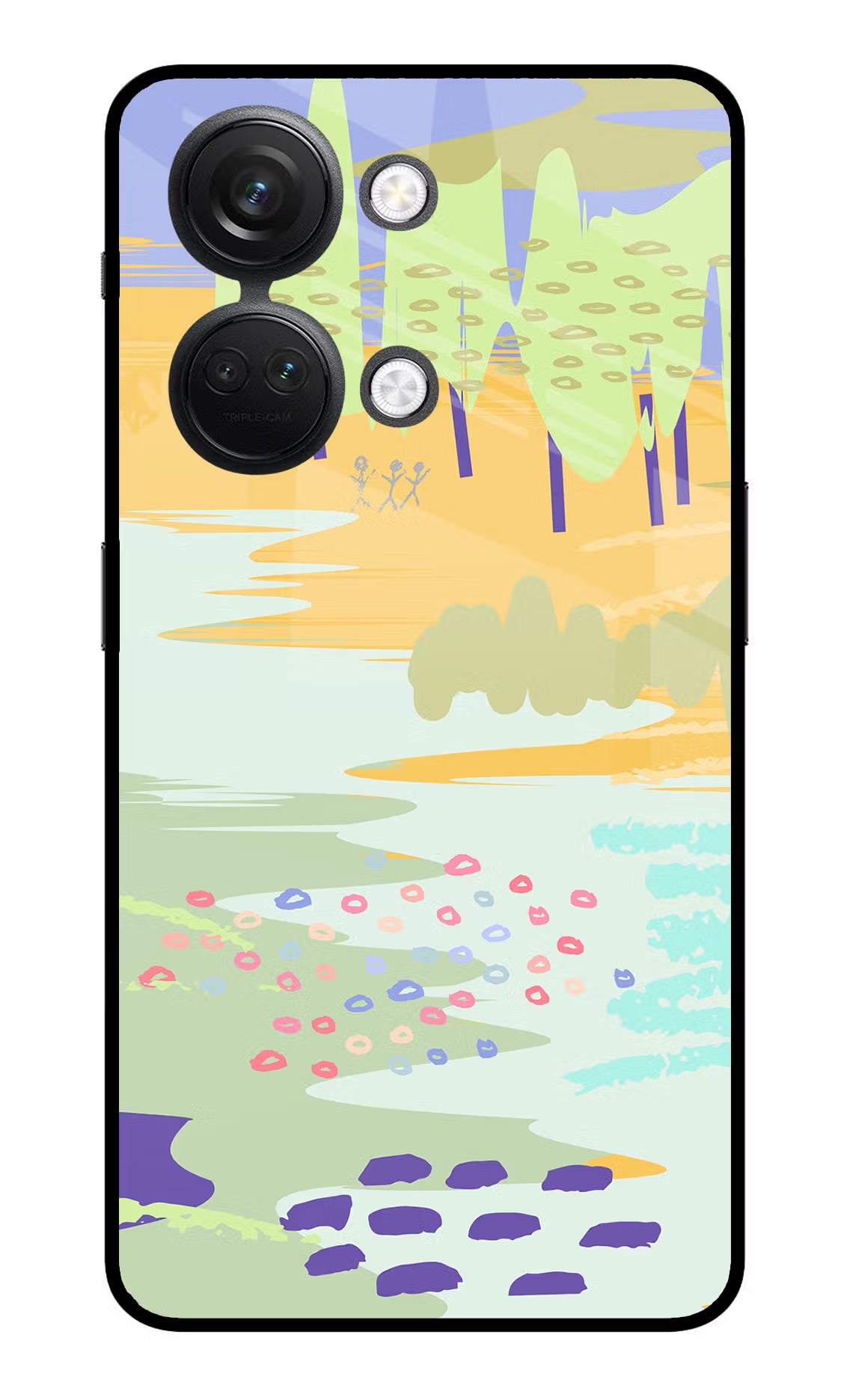Scenery OnePlus Nord 3 5G Glass Case Back Cover by Casekaro