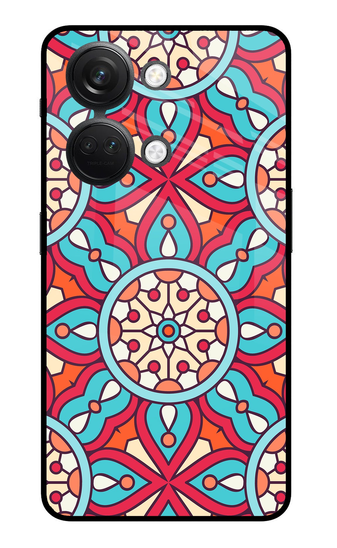 Mandala Geometric OnePlus Nord 3 5G Glass Case