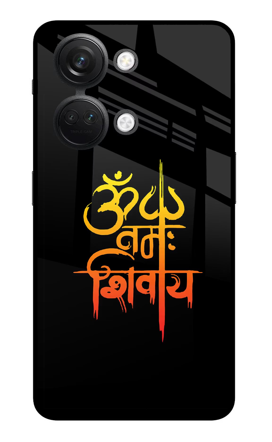 Om Namah Shivay OnePlus Nord 3 5G Glass Case Back Cover by Casekaro