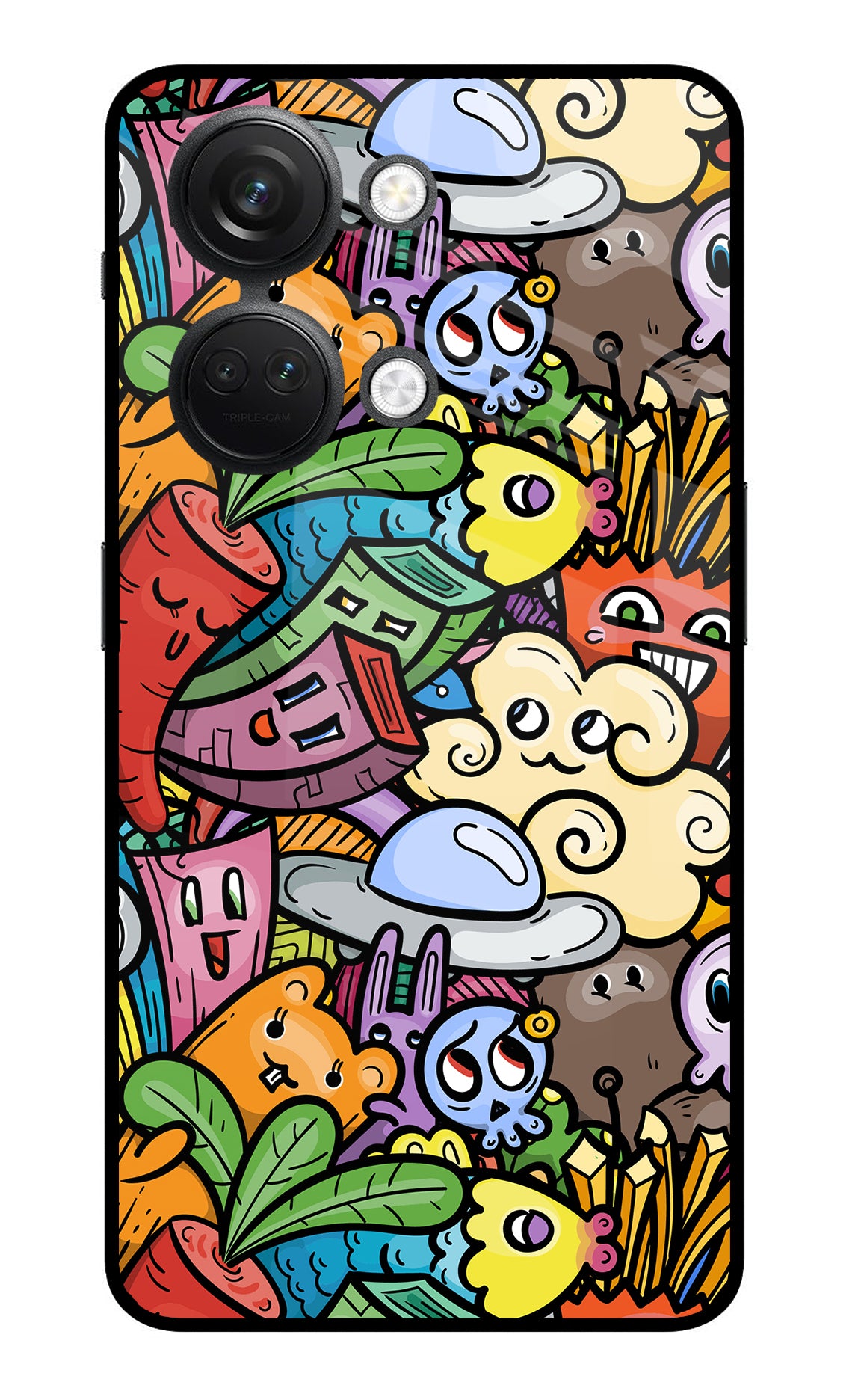 Veggie Doodle OnePlus Nord 3 5G Glass Case