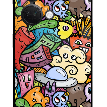 Veggie Doodle OnePlus Nord 3 5G Glass Case