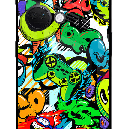 Game Doodle OnePlus Nord 3 5G Glass Case