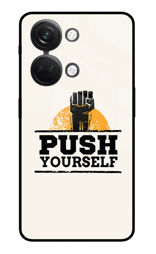 Push Yourself OnePlus Nord 3 5G Glass Case