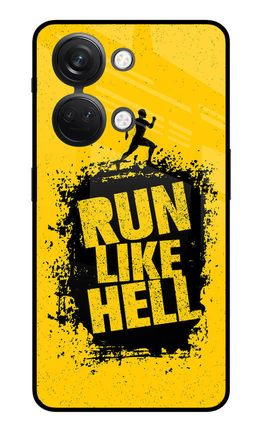 Run Like Hell OnePlus Nord 3 5G Glass Case