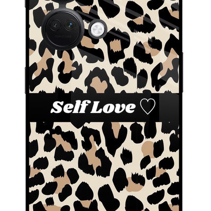Leopard Print Self Love OnePlus Nord 3 5G Glass Case