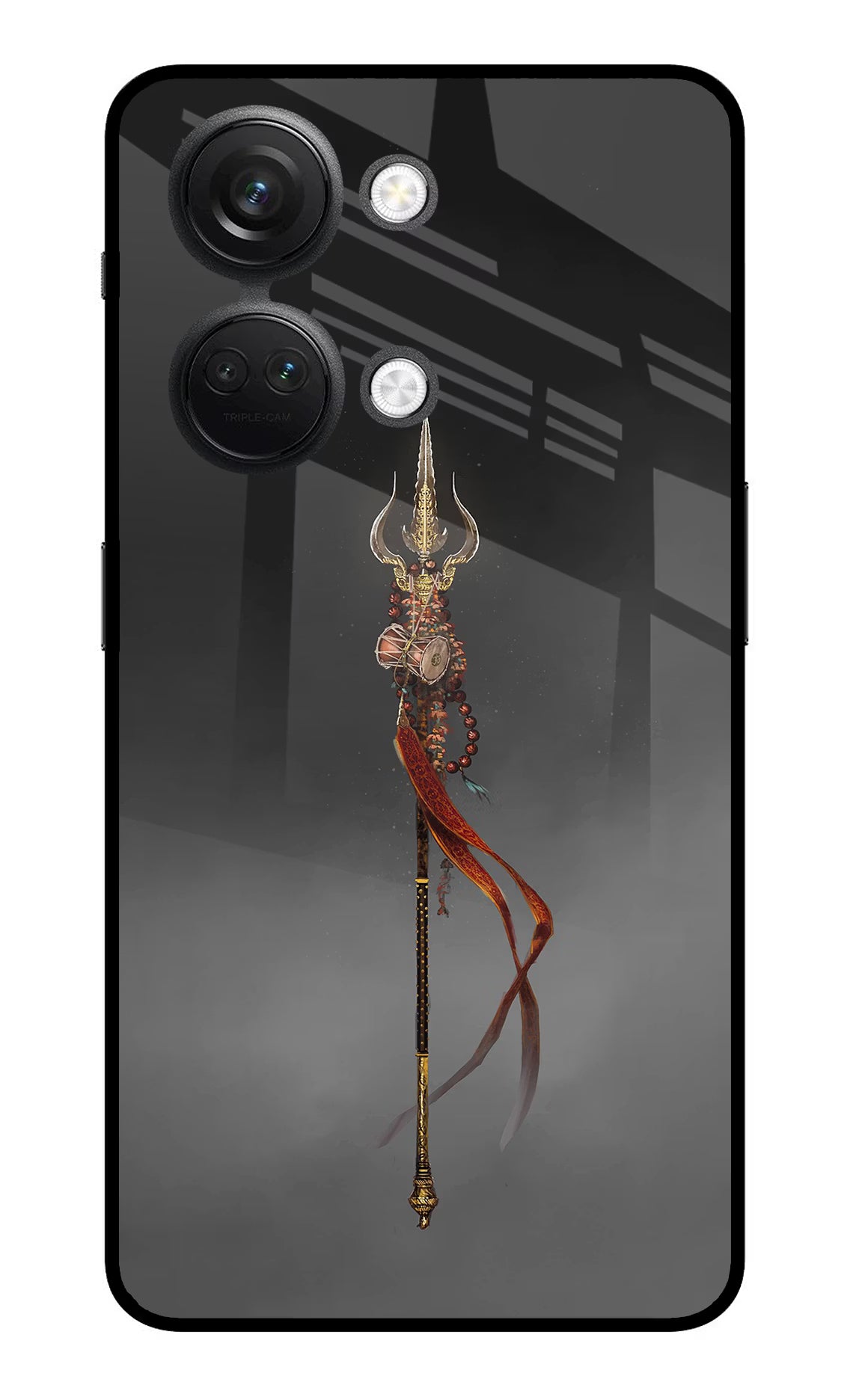 Shiv Trishul OnePlus Nord 3 5G Glass Case Back Cover by Casekaro