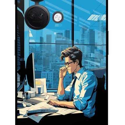 Focused Hustler (AI Generated) OnePlus Nord 3 5G Glass Case